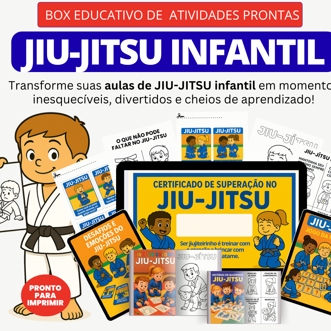 JIU JITSU INFANTIL ATIVIDADES PRONTAS  thumbnail
