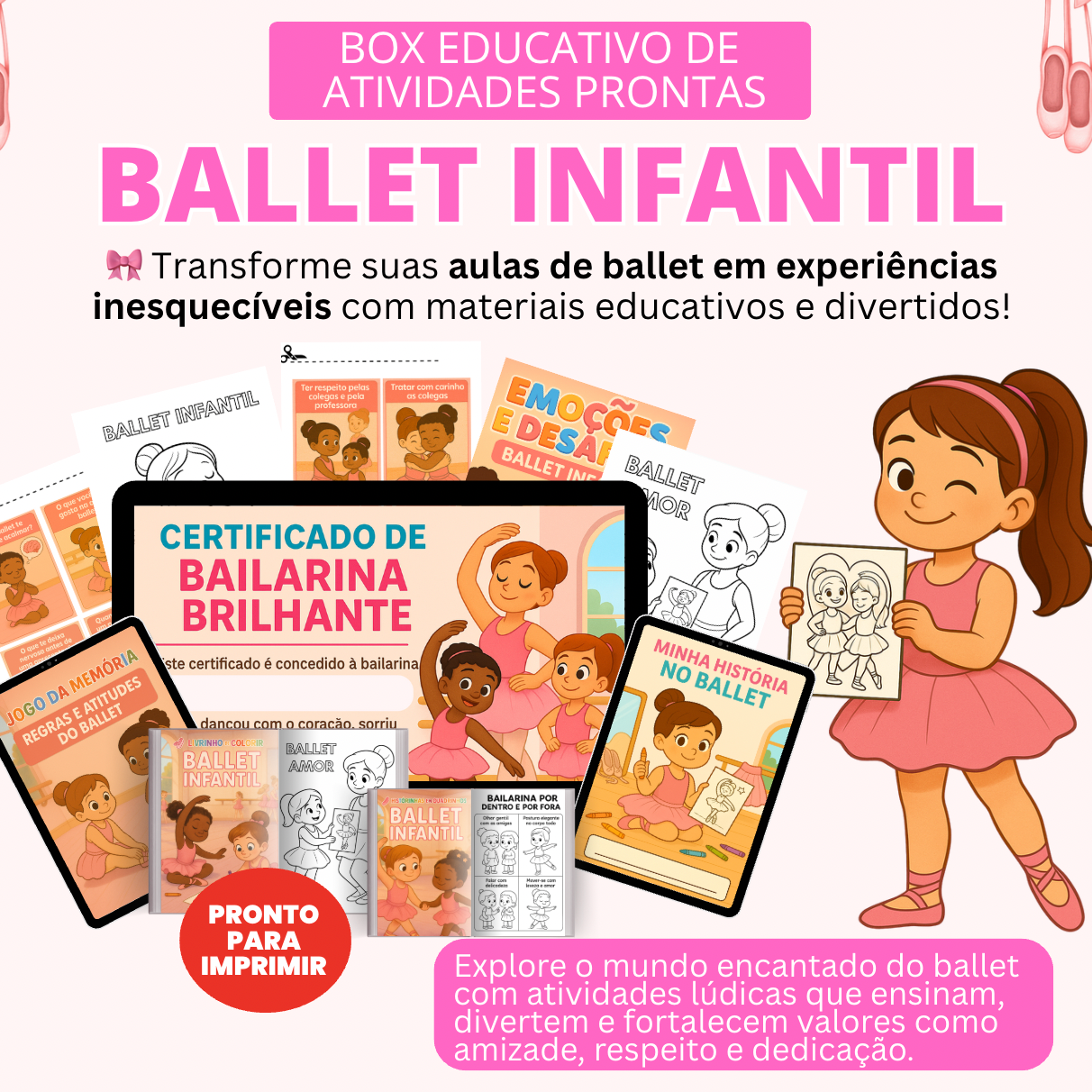 BALLET INFANTIL: ATIVIDADES PRONTAS thumbnail