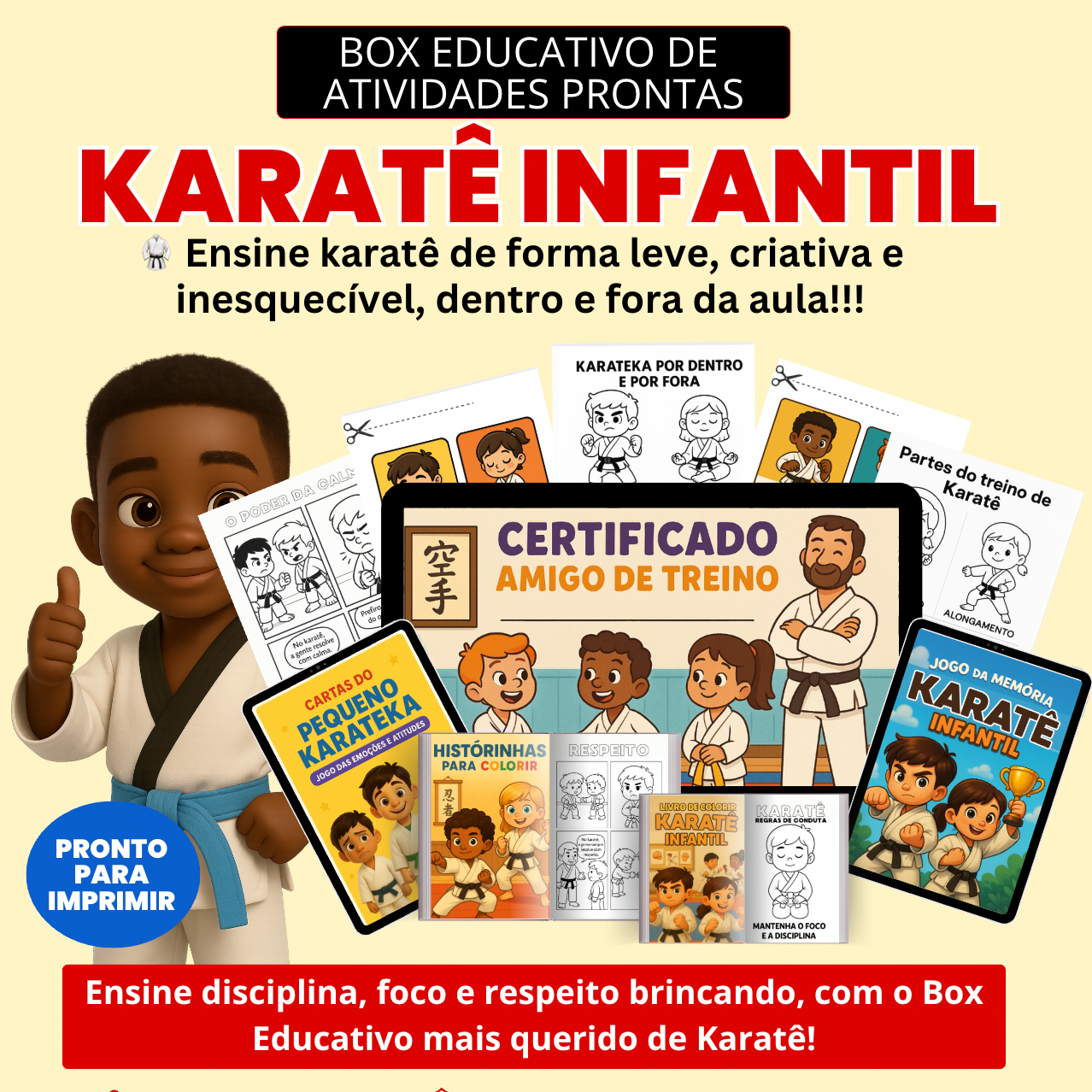  KARATÊ INFANTIL: ATIVIDADES PRONTAS  thumbnail