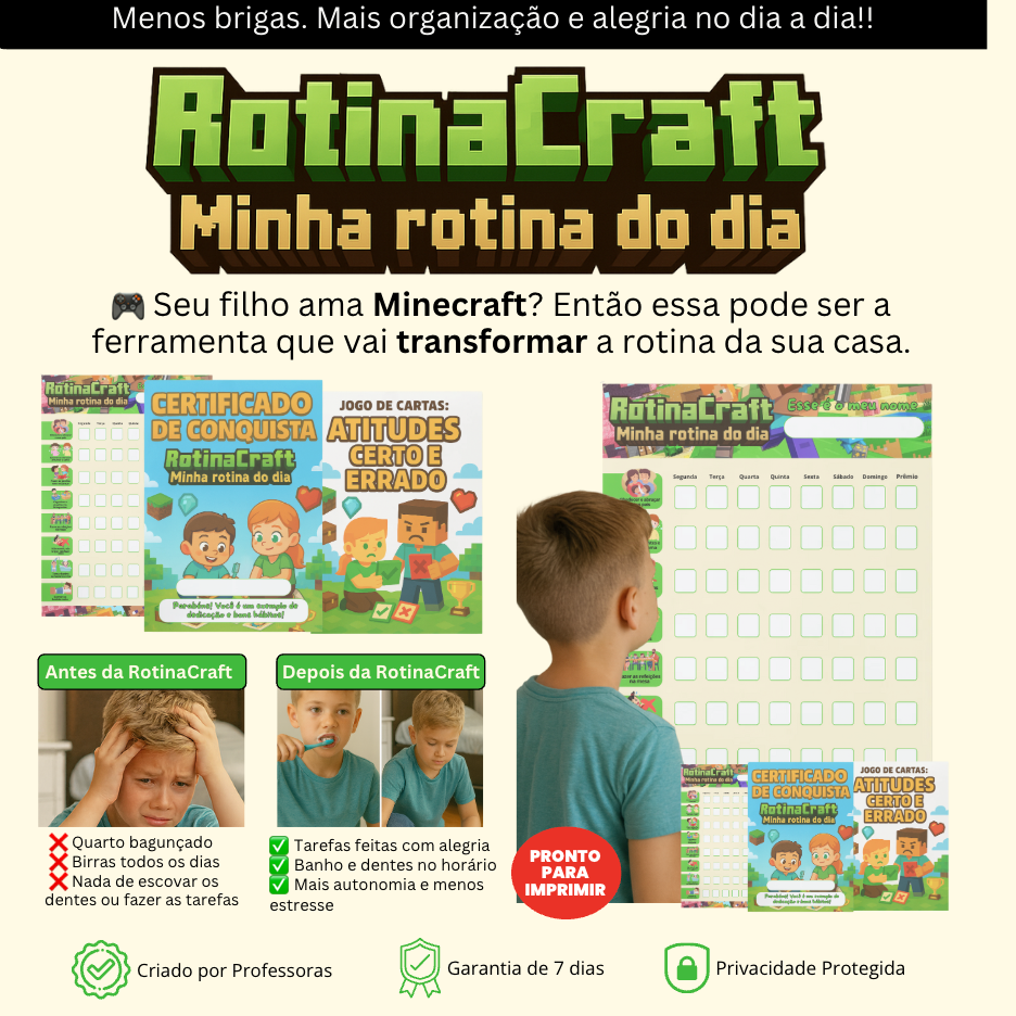 RotinaCraft : Rotina diária para crianças thumbnail