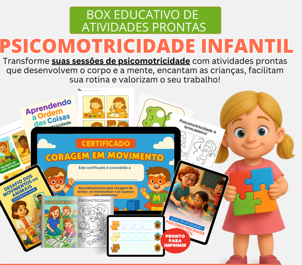 PSICOMOTRICIDADE DE ATIVIDADES PRONTAS  thumbnail