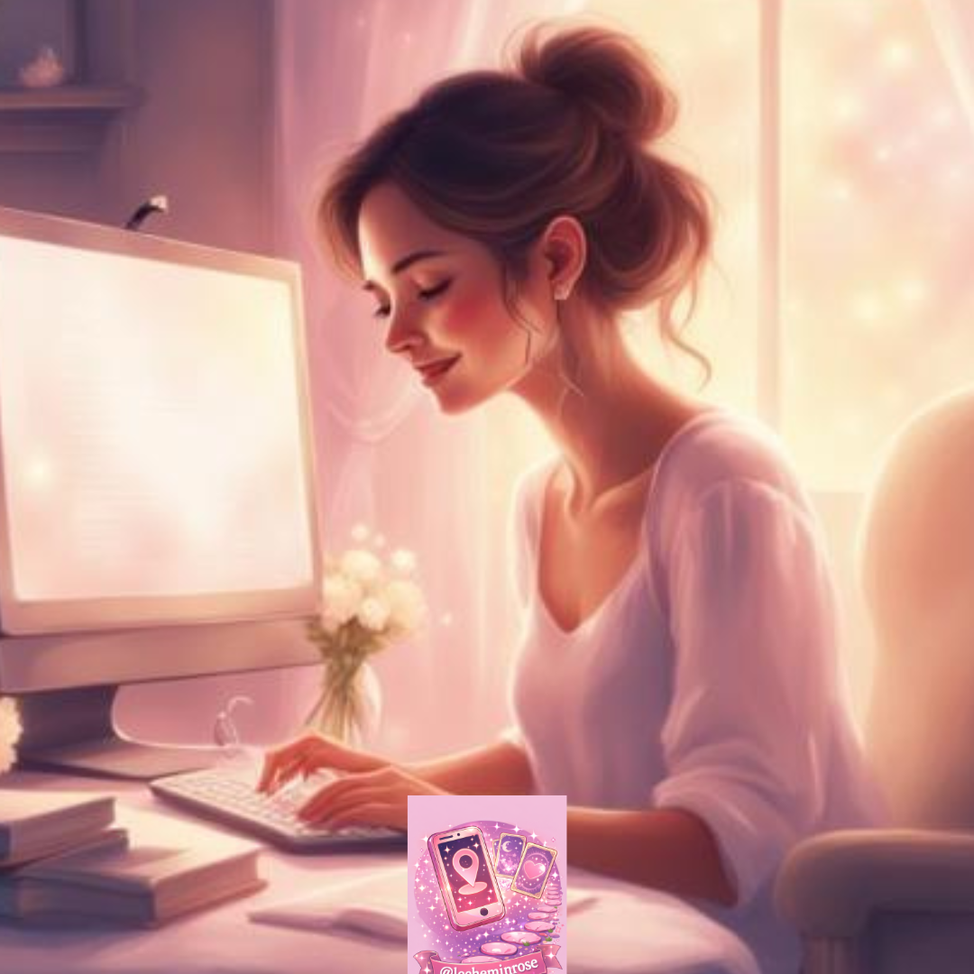  "Le rituel du chemin rose" 🌙🌸  62€  thumbnail