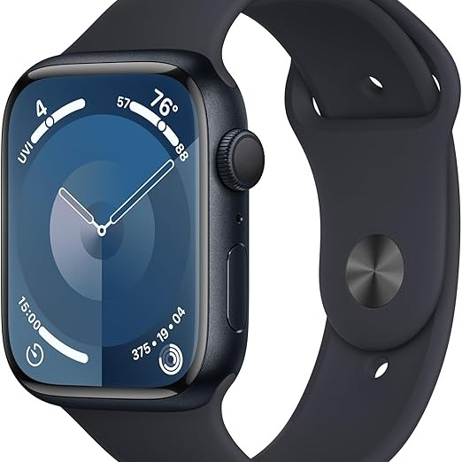 Amazon.com: Apple Watch Series 9 [GPS 45mm] Smartwatch with Midnight Aluminum Case with Midnight Sport Band M/L. Fitness Tracker, ECG Apps, Always-On Retina Display, Water Resistant : Electronics thumbnail