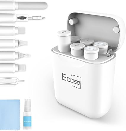 Amazon.com: Ecasp Phone Cleaning Kit,Multitool AirPod Cleaner Kit,Cell Phone Cleaning Repair and Recovery Phone (TypeC) Charging Port,Lightning Cables and Connectors,Easy to Store and Carry Design,White : Cell Phones & Accessories thumbnail