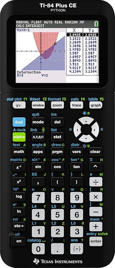 Texas Instruments TI-84 Plus CE Color Graphing Calculator, Black thumbnail