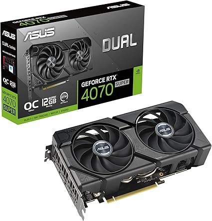 Amazon.com: ASUS Dual GeForce RTX™ 4070 Super EVO OC Edition 12GB GDDR6X (PCIe 4.0, 12GB GDDR6X, DLSS 3, HDMI 2.1a, DisplayPort 1.4a, 2.5-Slot Design, Axial-tech Fan Design, 0dB Technology, and More) : Electronics thumbnail