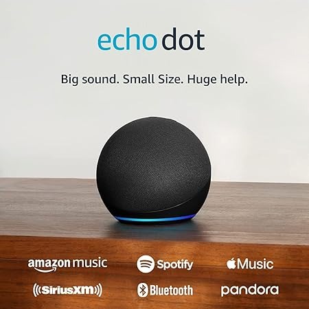 2022 Echo Dot 5th Gen Smart Speaker | Charcoal | Amazon thumbnail