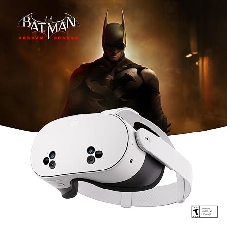 Amazon.com: Meta Quest 3S 128GB — Get Batman: Arkham Shadow and a 3-Month Trial of Meta Quest+ Included — All-in-One Headset thumbnail