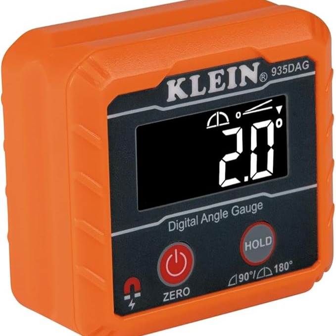 Klein Tools 935DAG Digital Electronic Level and Angle Gauge, Measures 0 - 90 and 0 - 180 Degree Ranges, Measures and Sets Angles - Amazon.com thumbnail