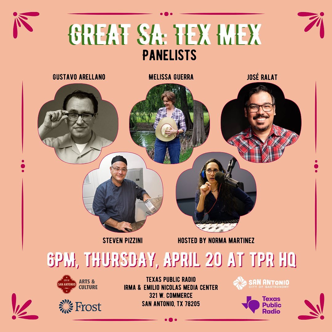 This is going to be a blast. More Than Tacos: The Great Tex-Mex Debate. Join me, some friends & esteemed culinary figure