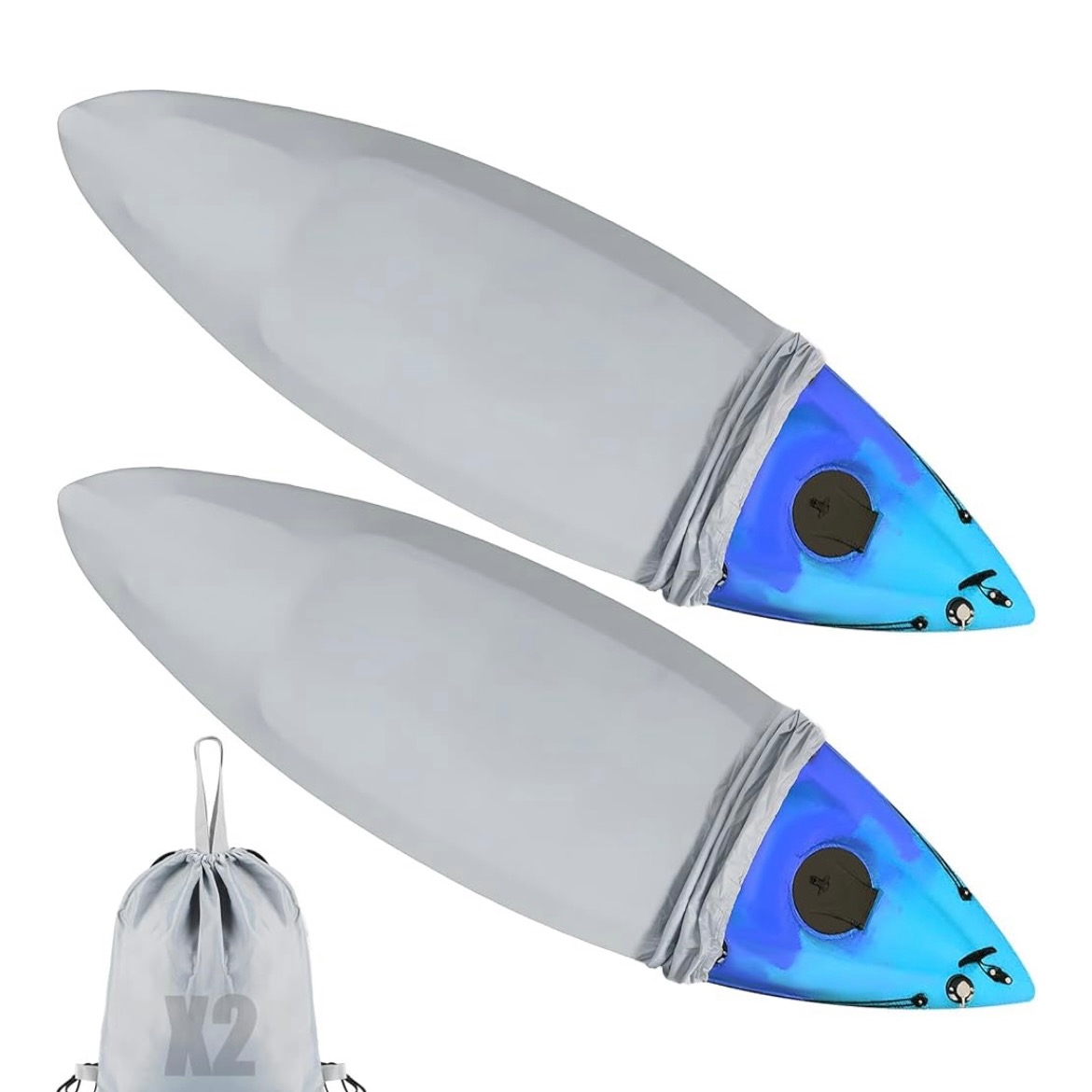 Beeplove 2pcs Waterproof Kayak Covers thumbnail