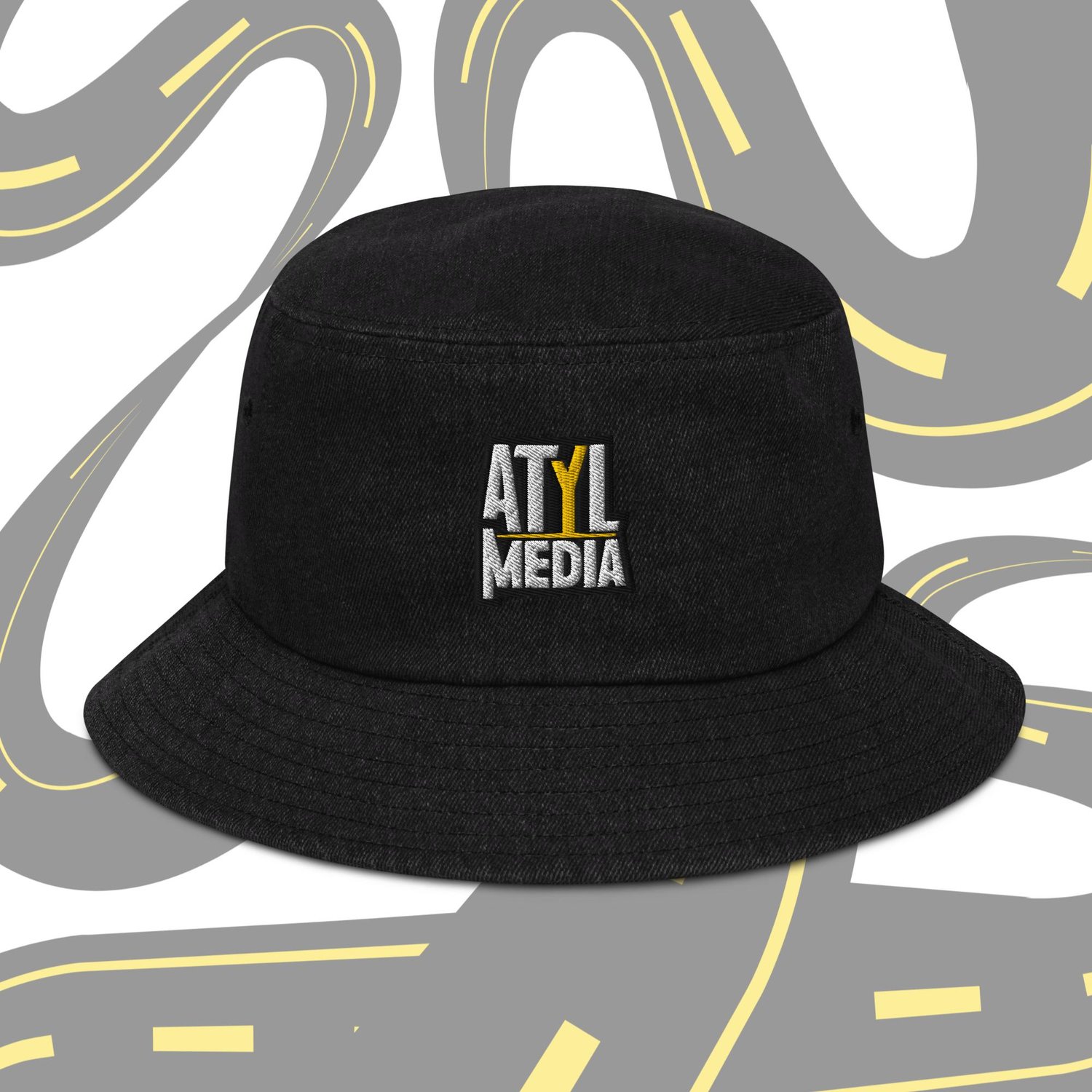 ATYL Media Denim bucket hat — Above The Yellow Line thumbnail