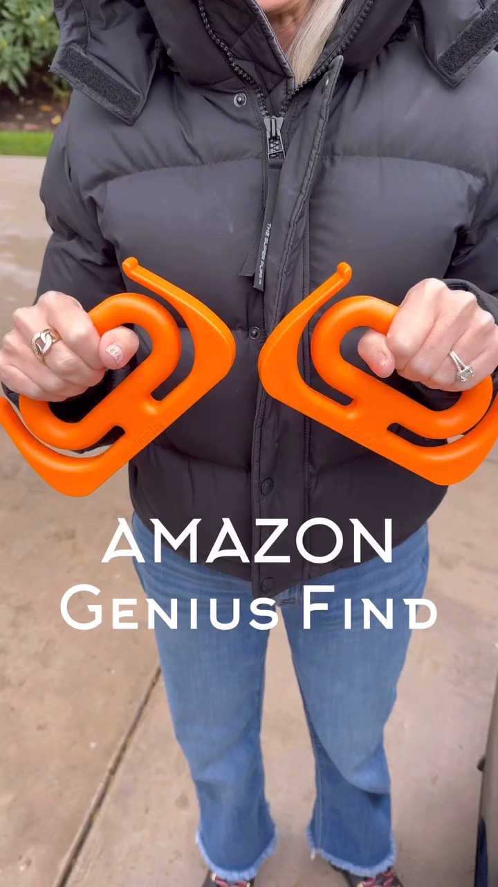 Save your hands and make fewer trips carrying groceries inside with these bag grips!

COMMENT FOR LINKS or shop my link 