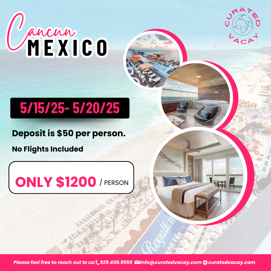 $50 Deposit: Book Cancun 5/15-5/20/2025 thumbnail