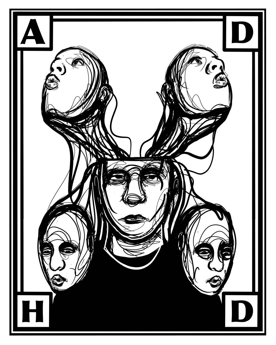 Feel reassured when I tell you that you have my full divided attention… 

This is an artistic representation of ADHD.

_