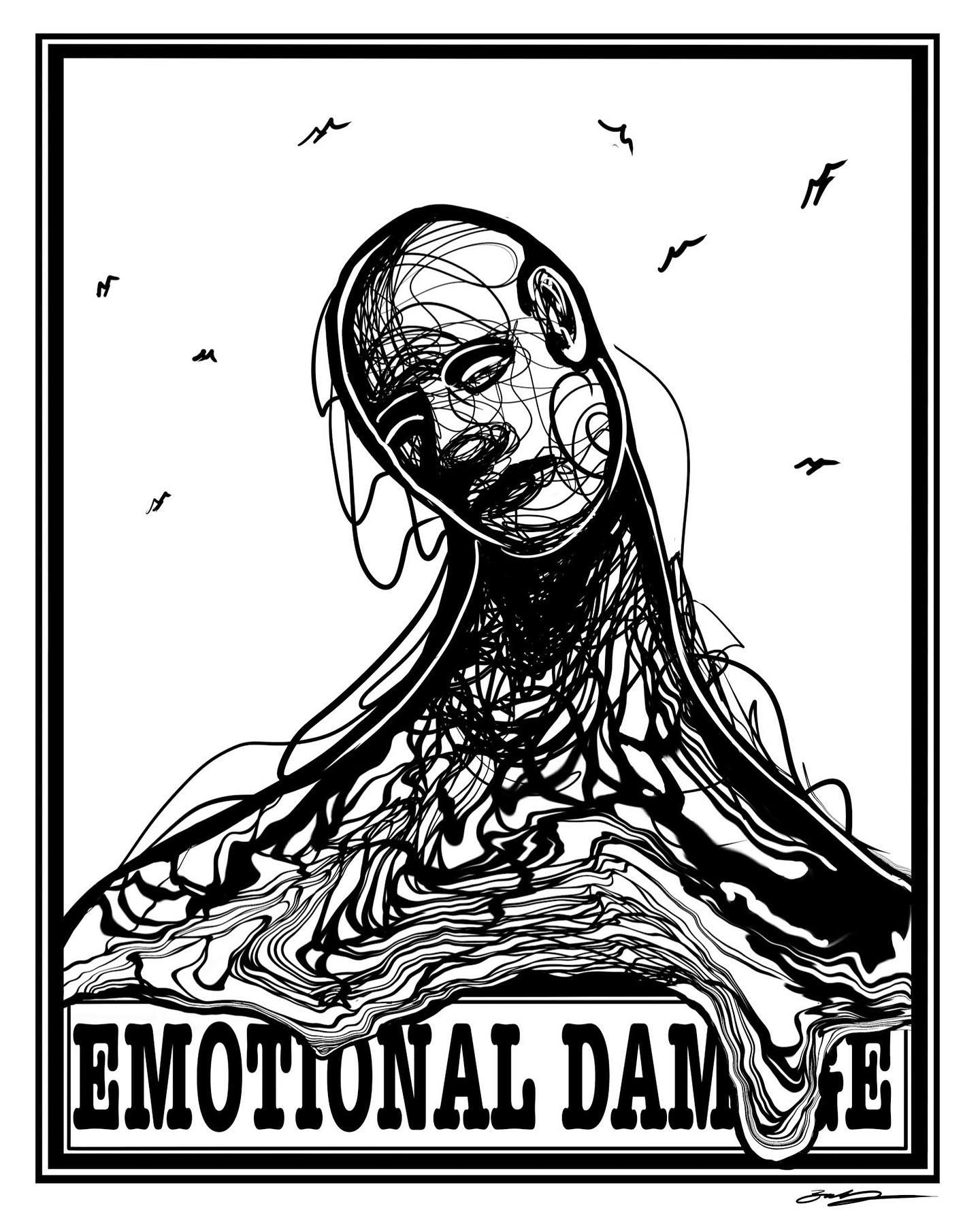 “Emotional Damage” 

#emotionaldamage #emotional #damage #emotion #mentalhealth #digitalart #drawing #scribble #scribble