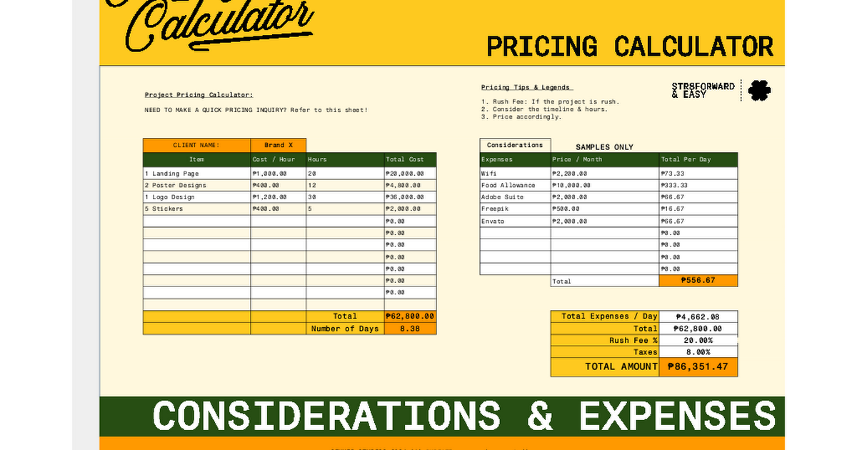 FREE Creative Pricing Calculator thumbnail