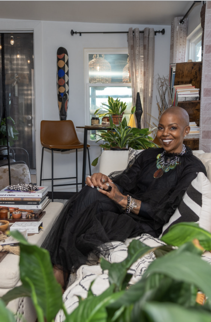 This Black Woman Lives in a Beautiful, Boho Tiny-Home thumbnail