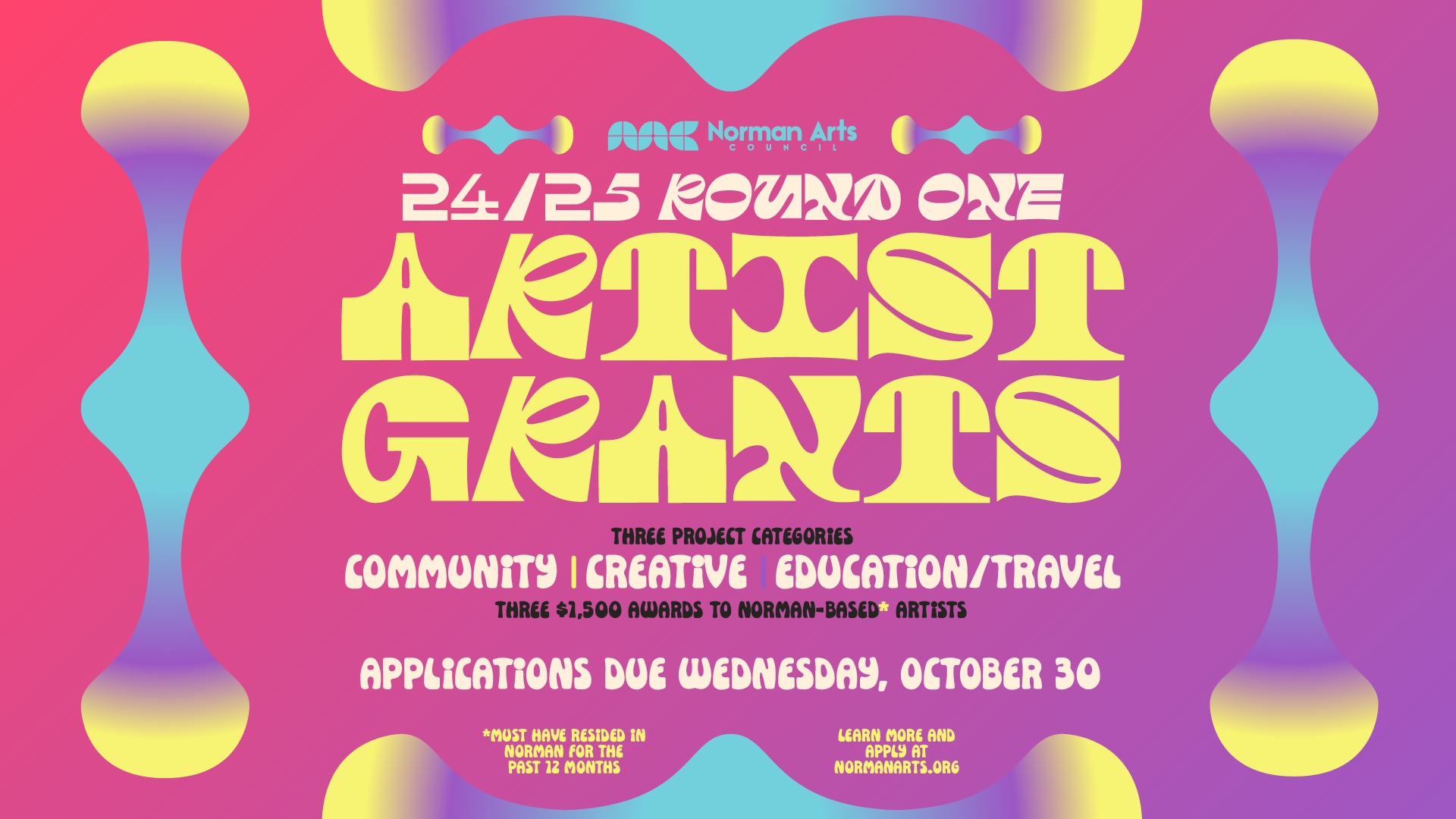 2024/2025 Artists Grants Round 1 Applications are open! thumbnail