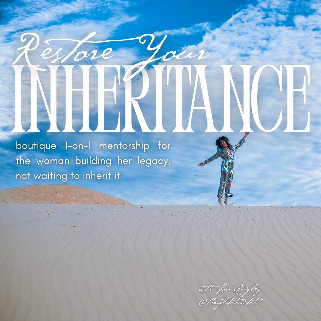 INHERITANCE: Boutique 1-on-1 mentorship for the magical woman building her legacy, not waiting to inherit it. | 6 month commitment | bespoke feminine leadership & wealth arc | high tough or monthly intensive options thumbnail
