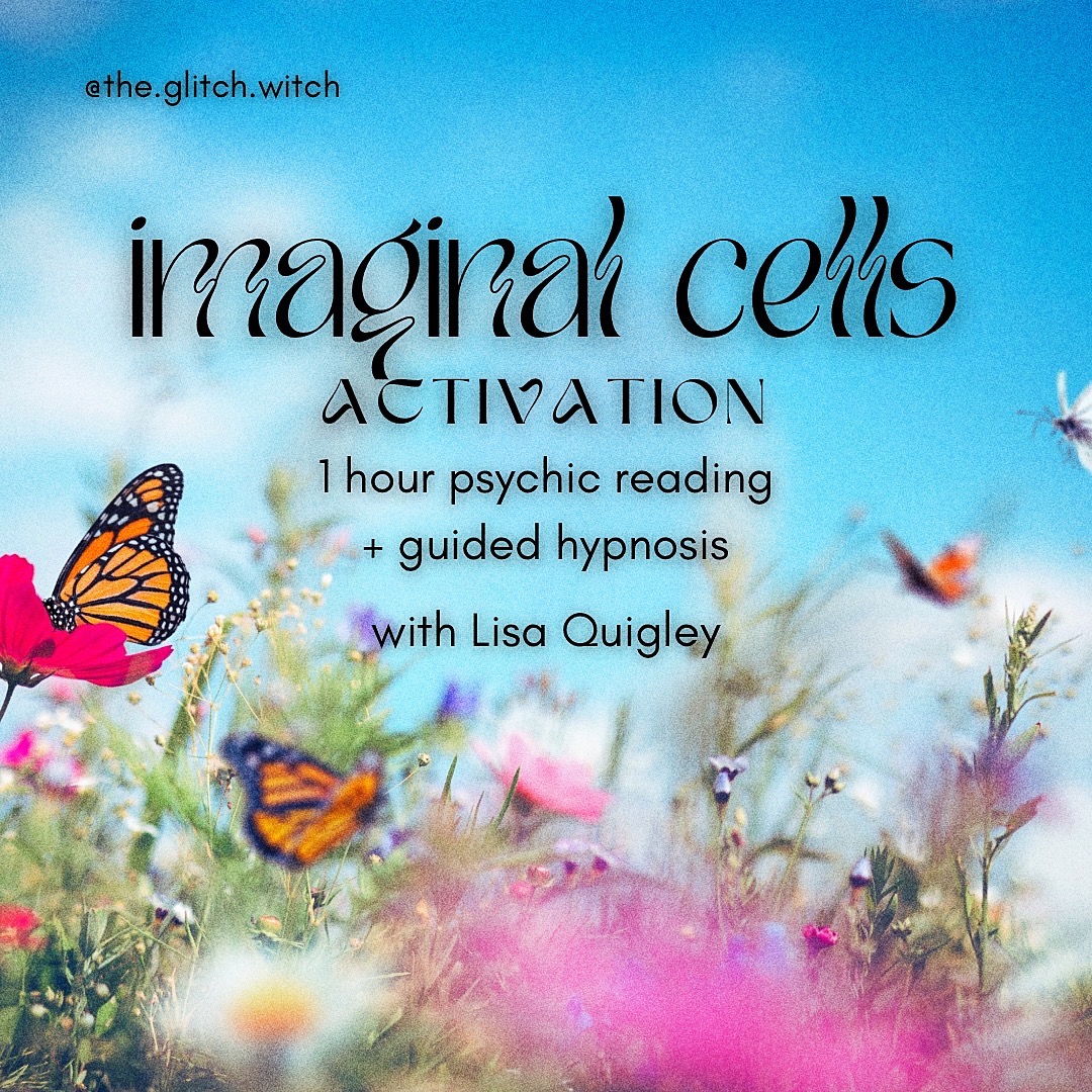 IMAGINAL CELLS ACTIVATION🦋| $111 | Commune with your dreams & desires in real time with me as your guide through the imaginal realm of your soul's blueprint—GREAT FOR CLARITY | 1 hour, virtual live via Zoom | blend of psychism & hypnosis thumbnail