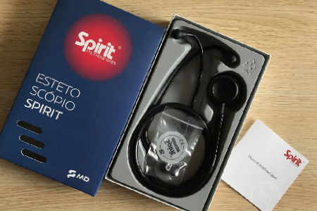 Estetoscópio Spirit Pro-lite - Black thumbnail