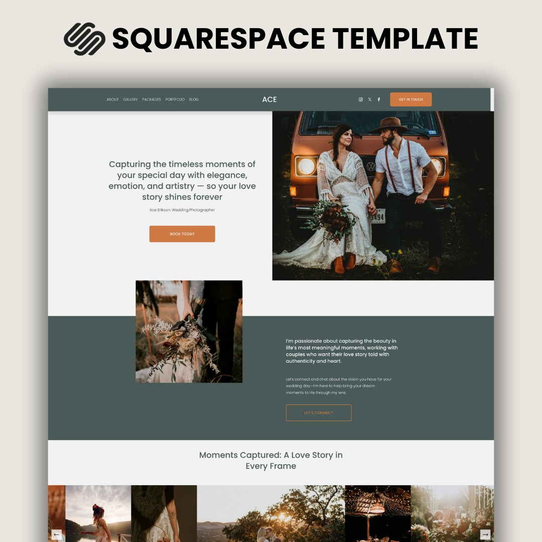 ACE Squarespace 7.1 Template thumbnail
