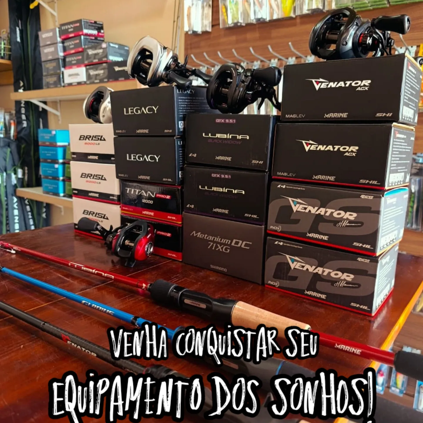 Grupo de Carretilhas de pesca  thumbnail