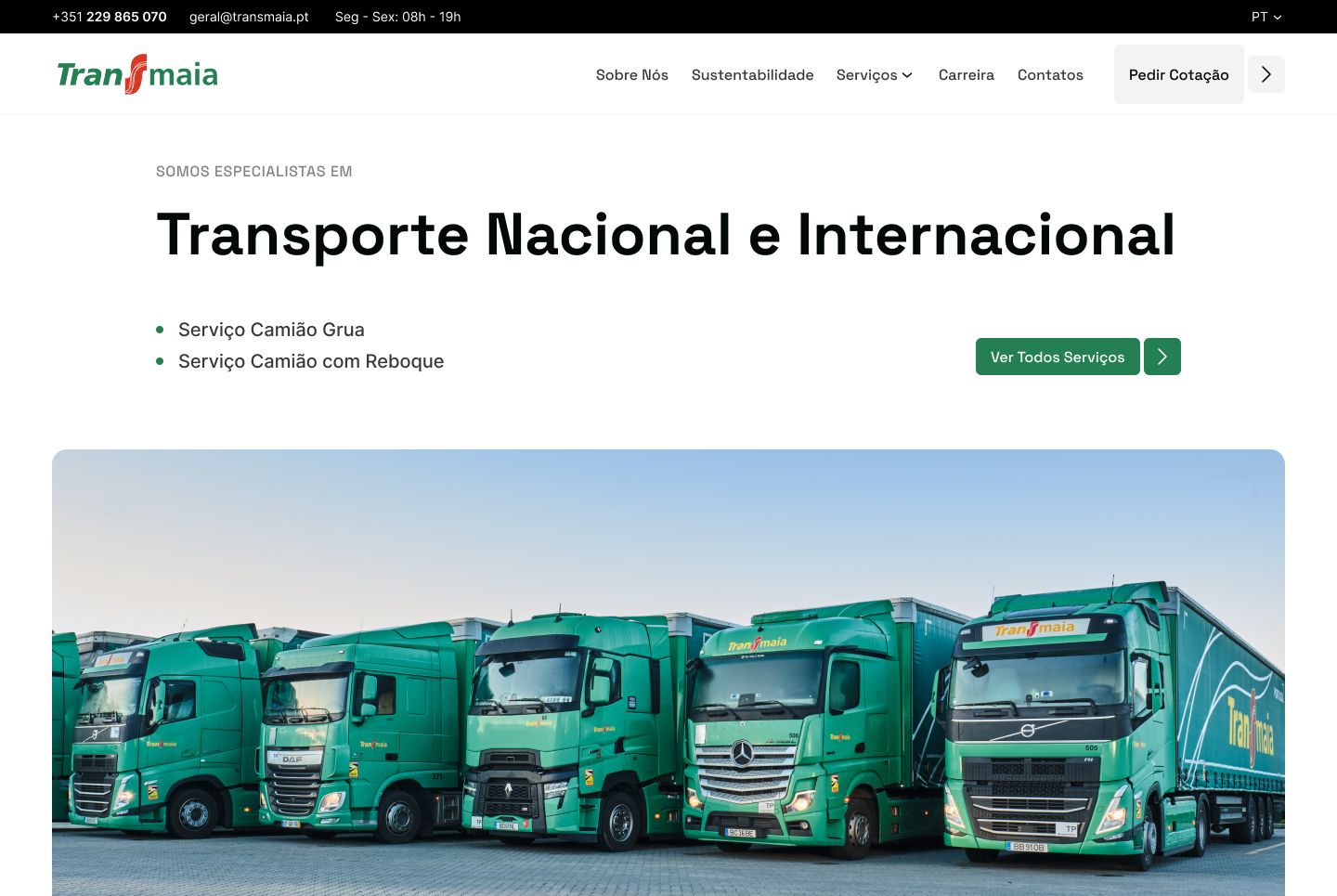 Transmaia - Transport Company (Design & Development) thumbnail
