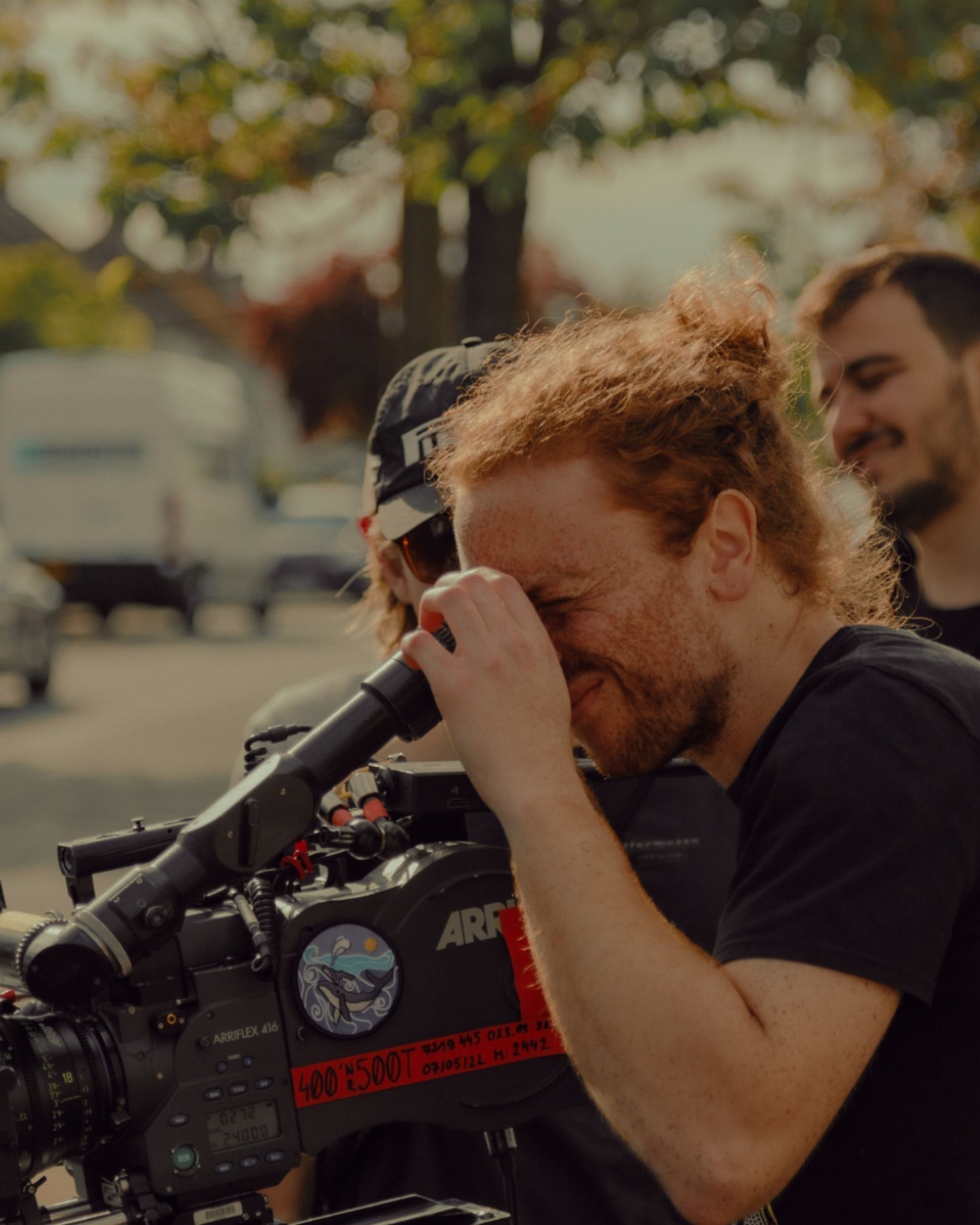 Looking at the framing for the final shot on set.

Our crowdfunding for Bakemono ends at midnight.

Image by @vitellesch