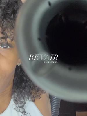 Why I use this vaccum to dry my hair? #texturedhair #curlyhair #naturalhair #blowout #revair #revairpartner