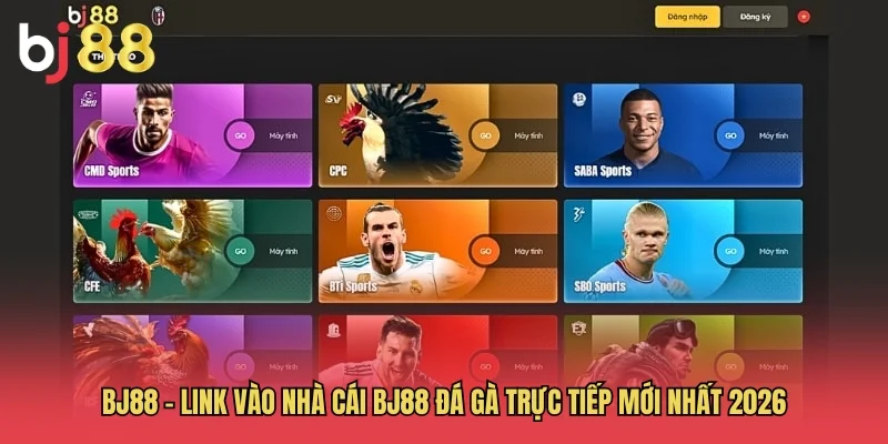 BJ88 ⭐️ Link Vào BJ88.Com Đá Gà Thomo, Casino Uy Tín 2026 thumbnail