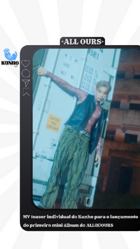 🎥 — PERFEITO!!! 🔥 O @ALL_H_OURS divulgou o MV teaser individual do Kunho para o lançamento do primeiro mini álbum intitu