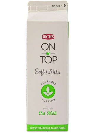 On Top® Oat Milk Soft Whip Pourable Plant-Based Topping | Rich's USA thumbnail