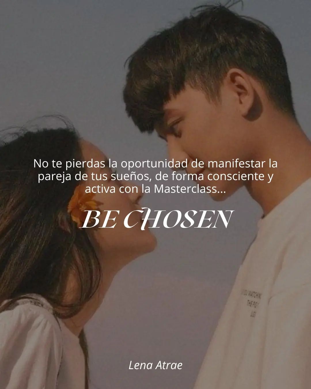 ¡Ya está disponible en mi primera Masterclass para Manifestar Amor: *BE CHOSEN* ❤️‍🔥🪄

Una masterclass diseñada para que