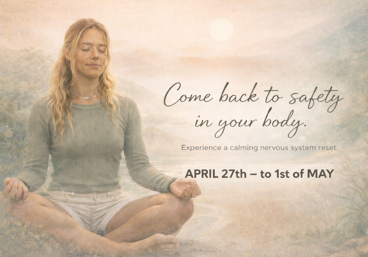 The 5 Day Nervous System Reset (27th APRIL - 1st MAY) thumbnail