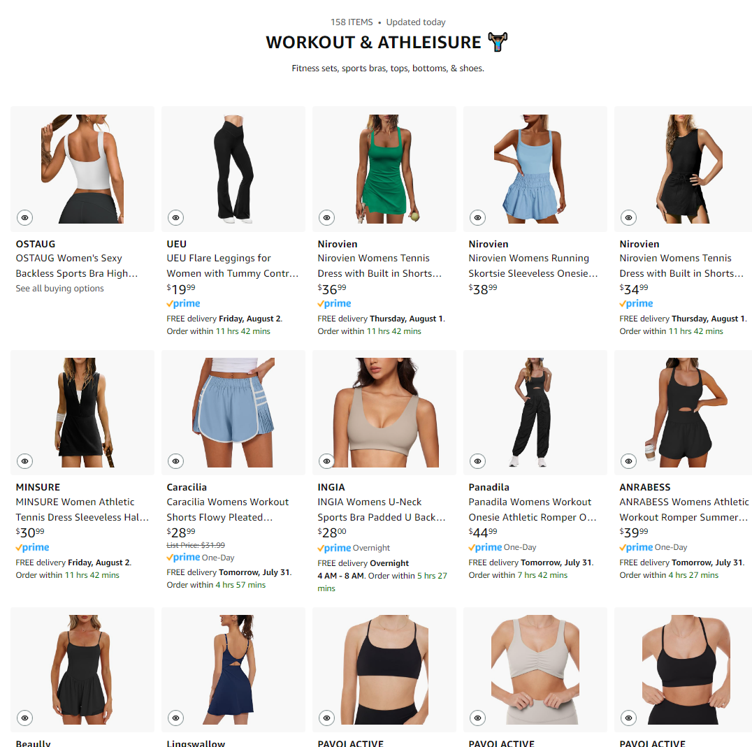 WORKOUT & ATHLEISURE thumbnail