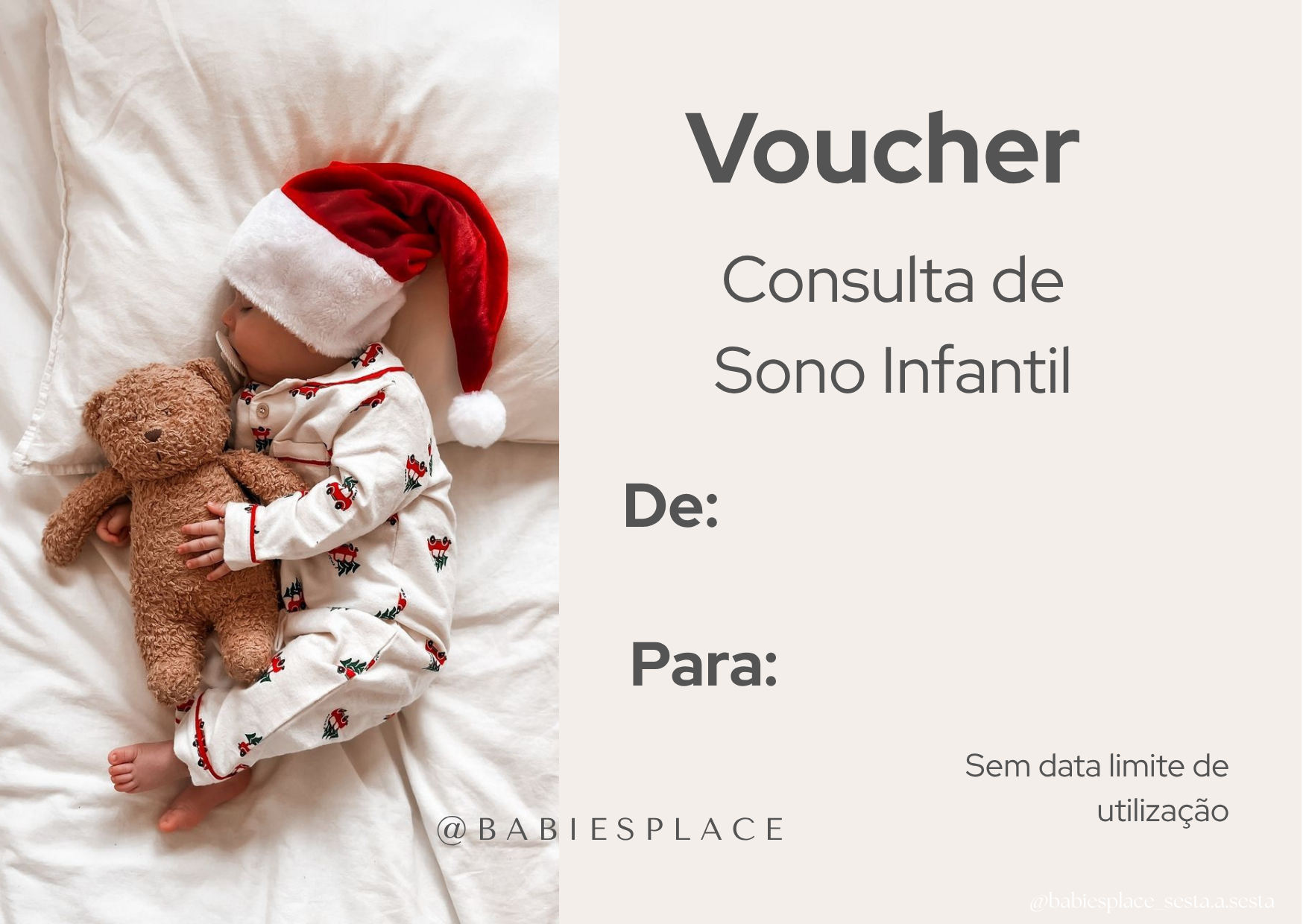 Voucher Natal Consulta de sono infantil  thumbnail