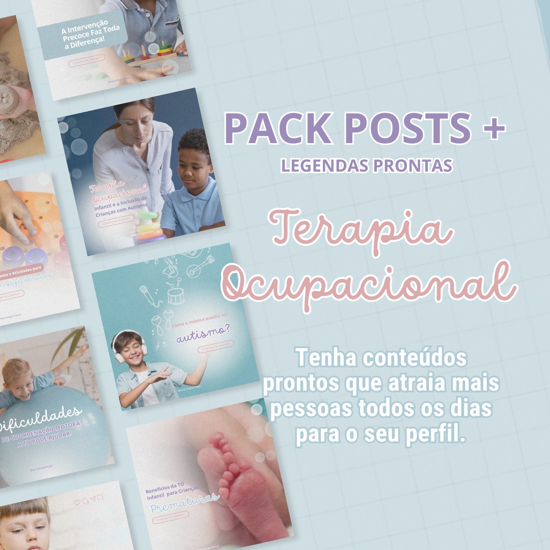 PACK  CANVA TERAPEUTA OCUPACIONAL | Mk Creative  thumbnail