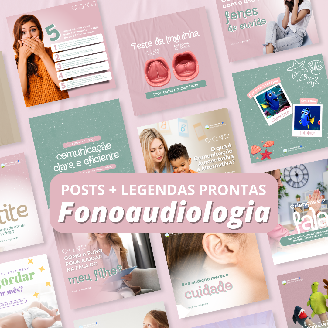 PACK  CANVA FONOAUDIOLOGIA | Mk Creative  thumbnail