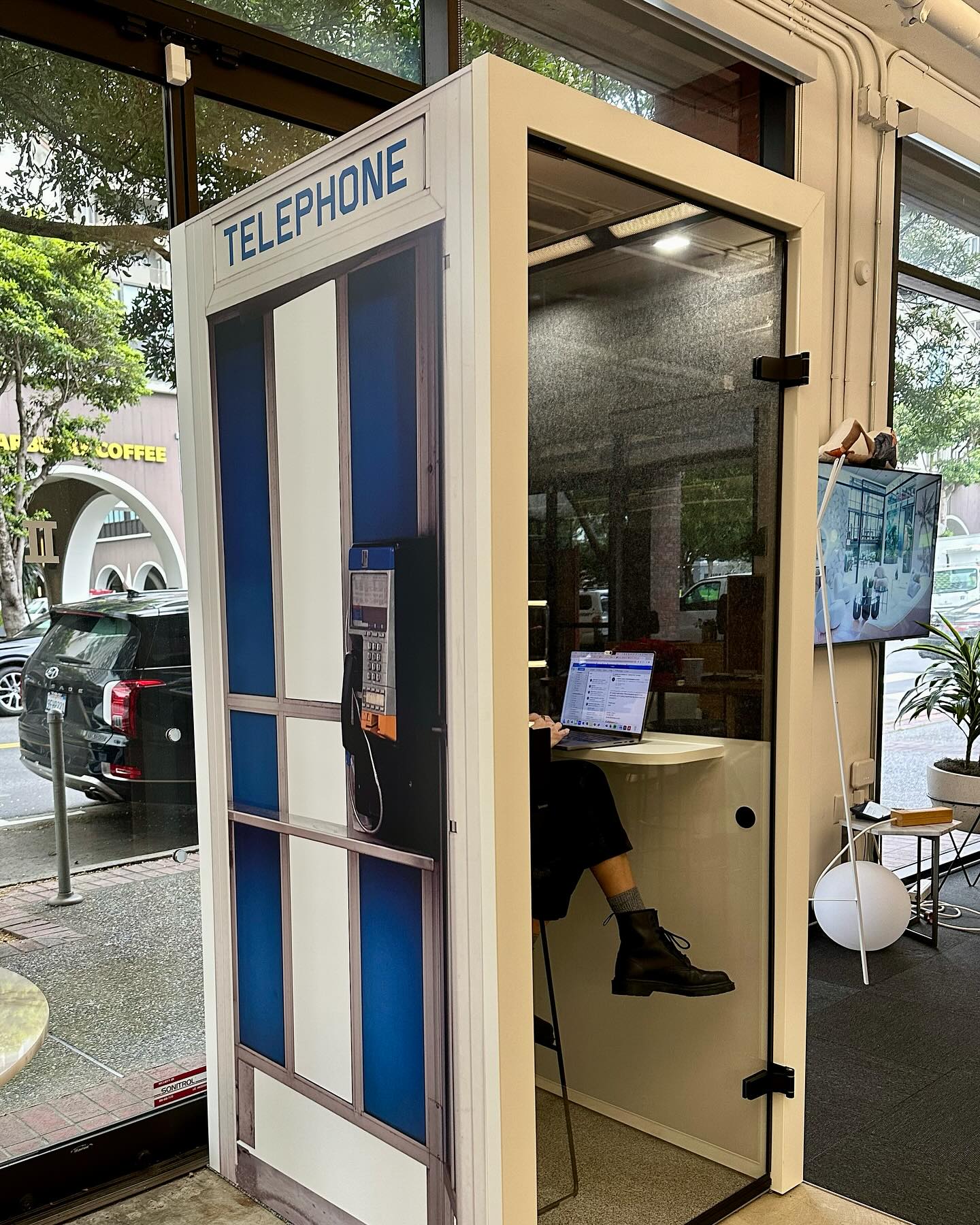 Clark Kent would love this old school phone booth.

**Portico has a 1 week leadtime and is $11,400 list!**

@spacestor P