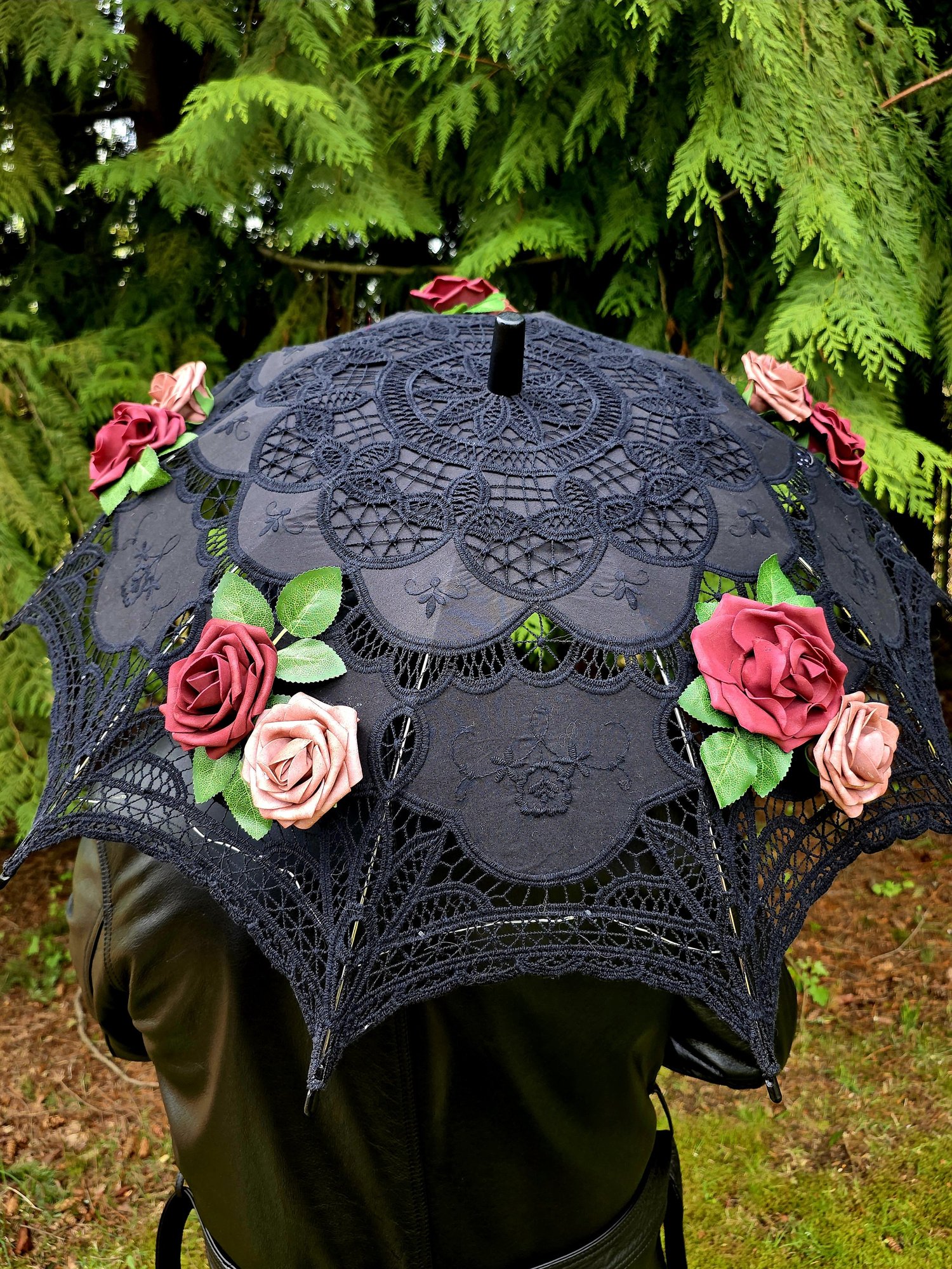 Gothic Rose LED Parasol thumbnail