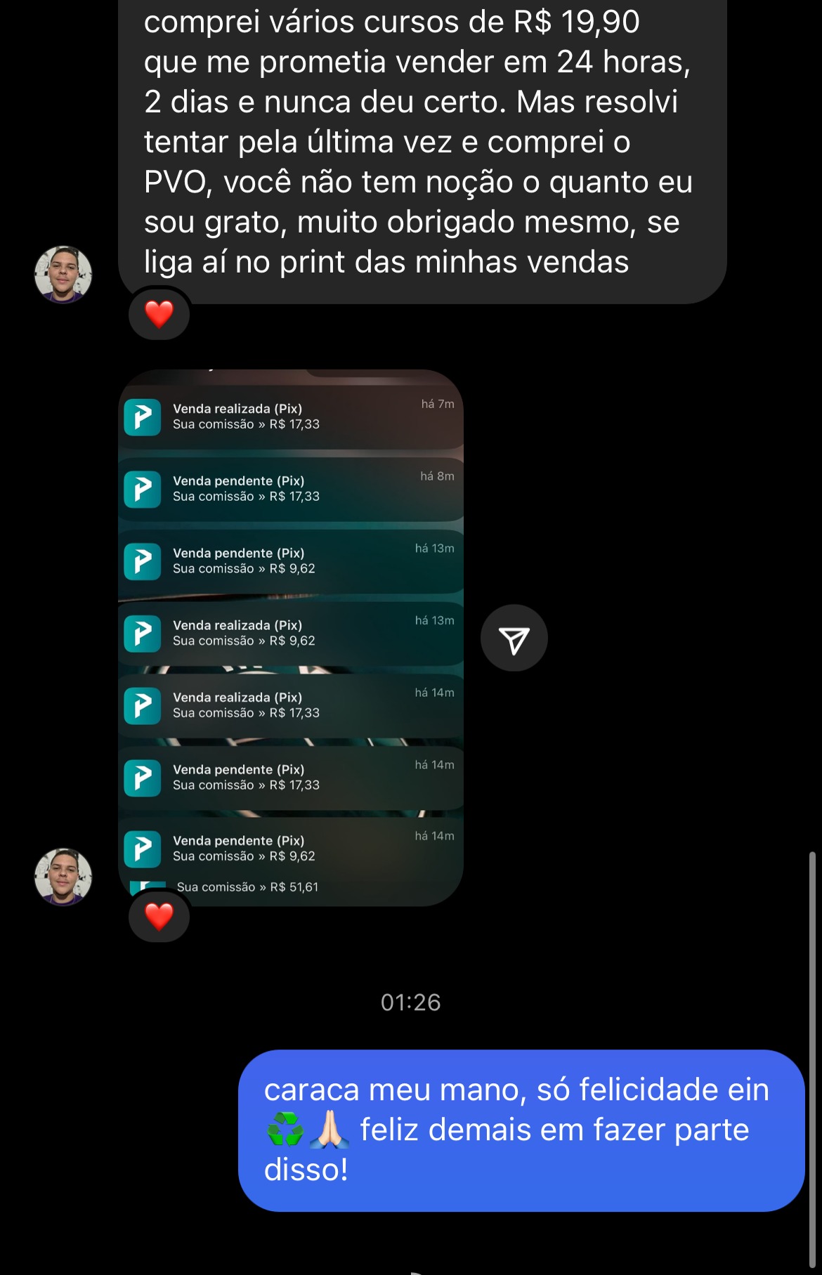Depoimento Instagram thumbnail