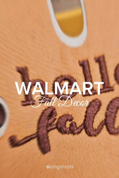 #Ad - Fall Decor is already here! 🥰  Find it at your local Walmart or just click on the link to shop your favorite items
