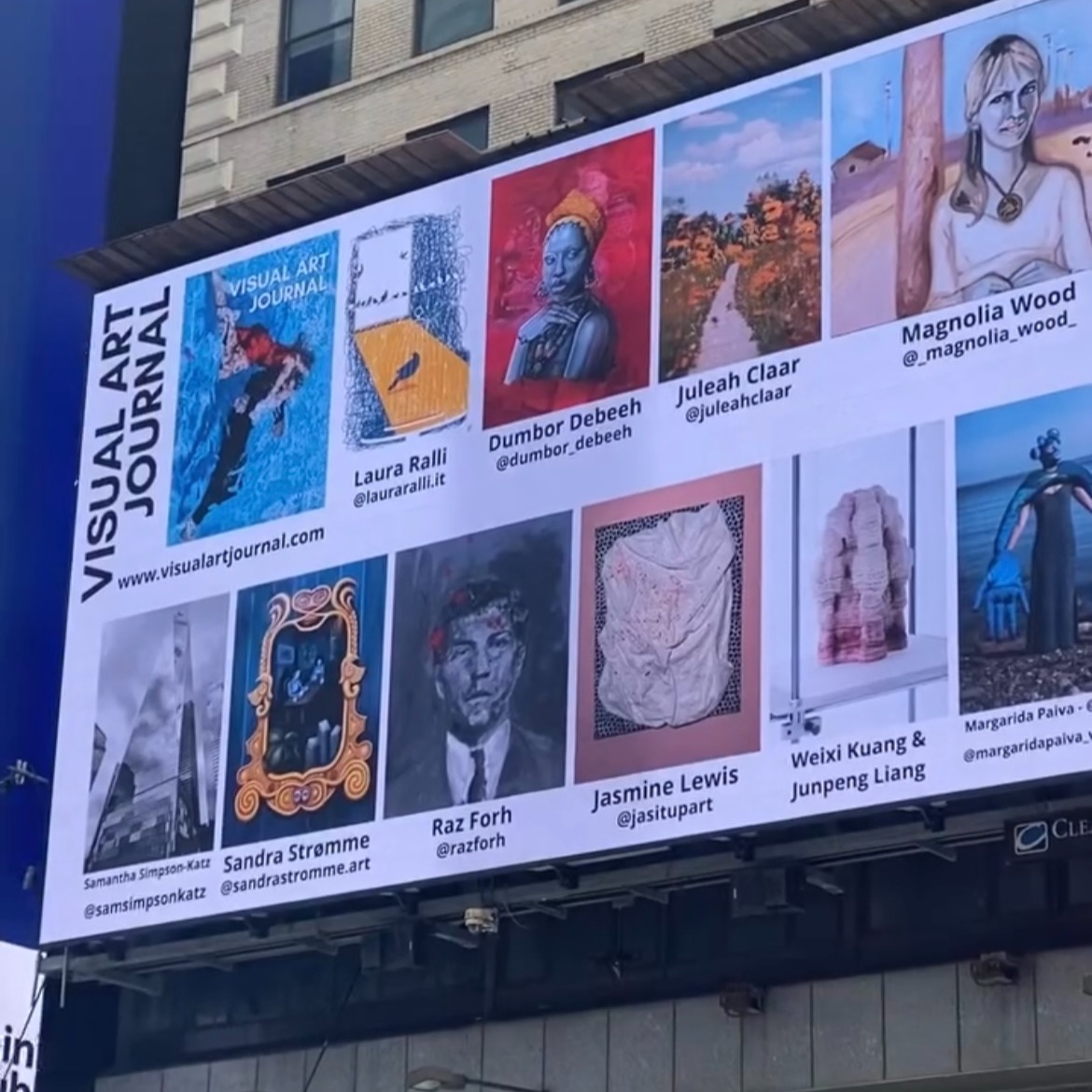 TIMES SQUARE BILLBOARD! (visual art journal) thumbnail