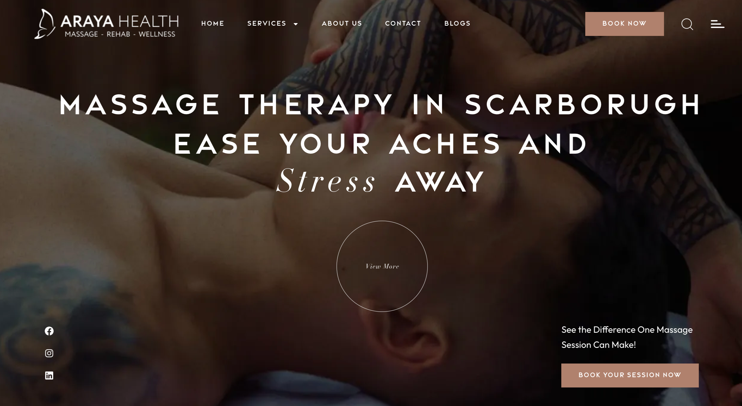 Araya Health Website  thumbnail
