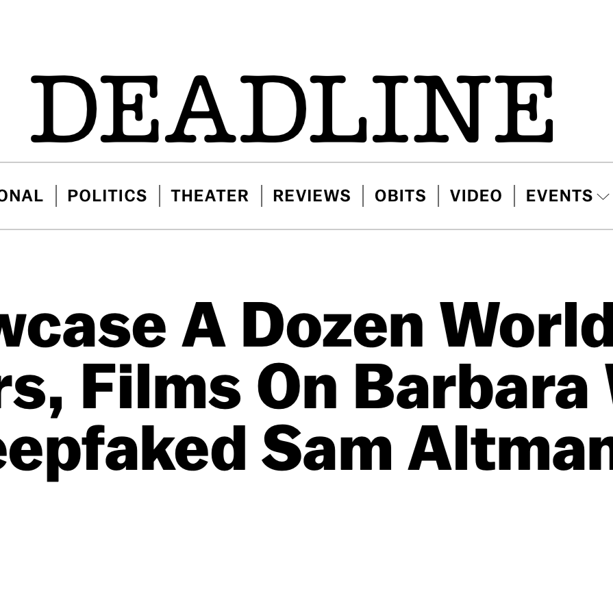 'DEADLINE' EXCLUSIVE thumbnail