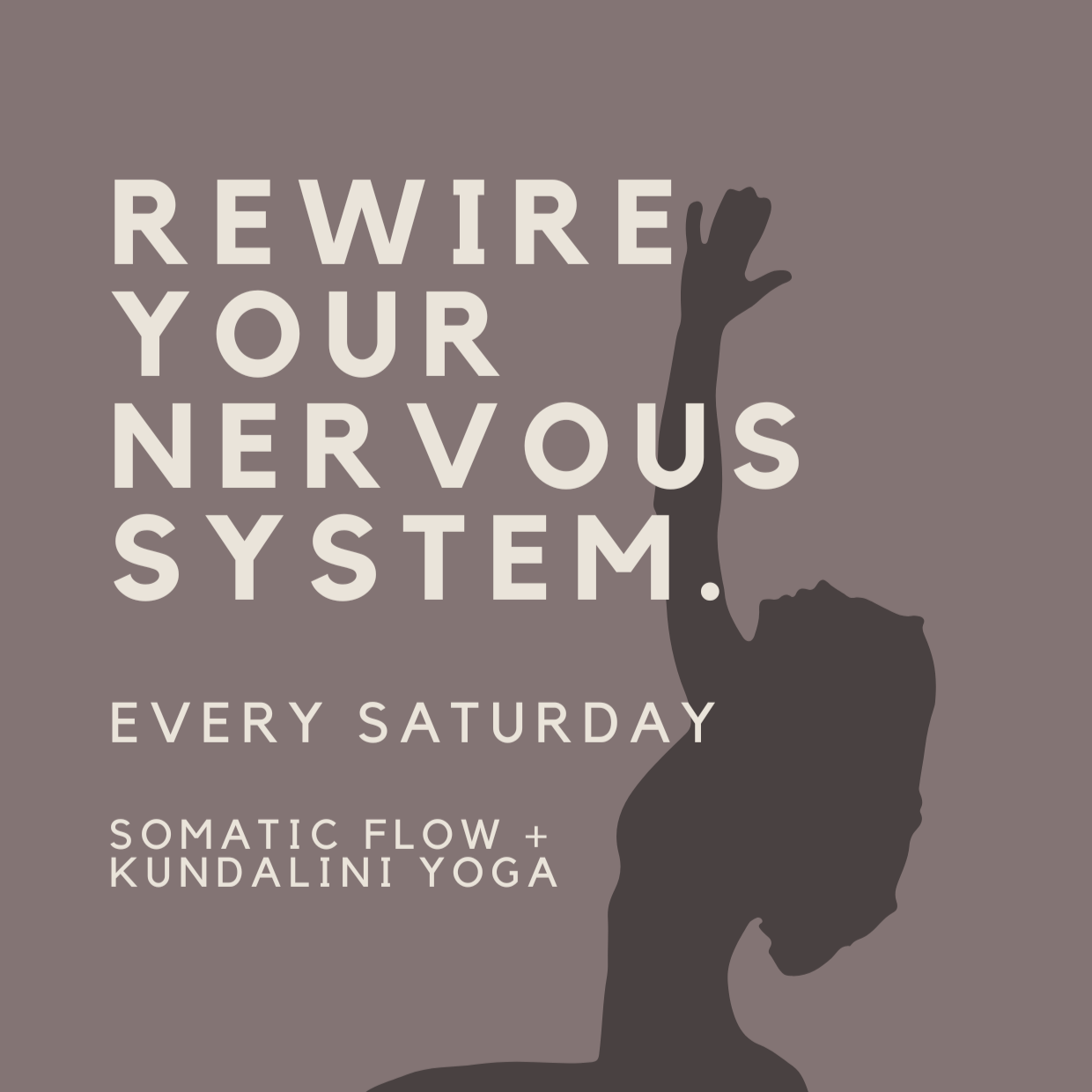 Saturday Rewire :: SIGN UP for kundalini  + somatic yoga class thumbnail