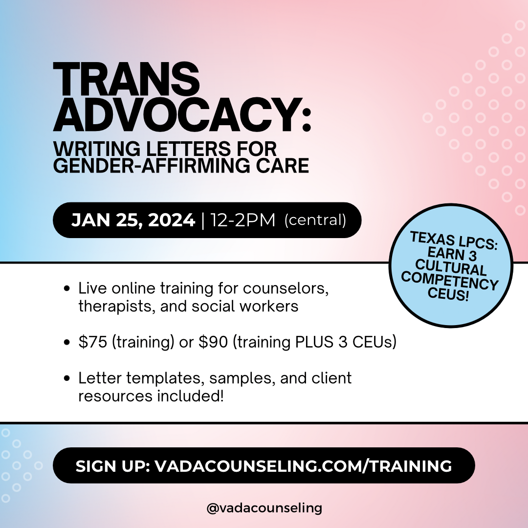 SIGN UP: Trans Advocacy: Writing Letters for Gender-affirming Care thumbnail