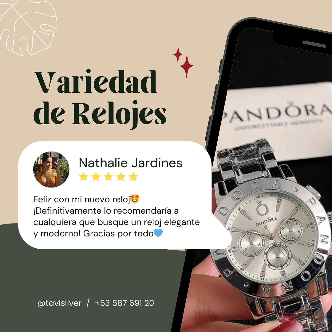 ¡Qué alegría ✨saber que estás contenta con tu nuevo reloj! Estoy muy agradecida de poder haberte ayudado a encontrar alg